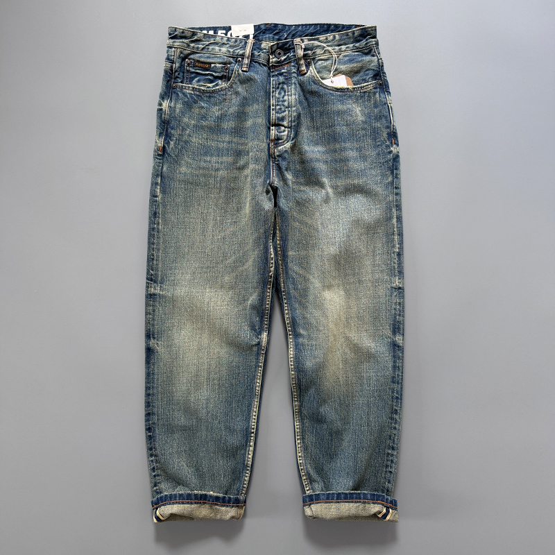 Levis Jeans 501 - Jean en denim selvedge bleu indigo