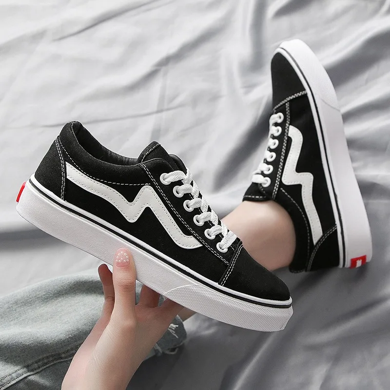 Vans Shoes Old Skool - Jeunes étudiants garçons filles printemps automne