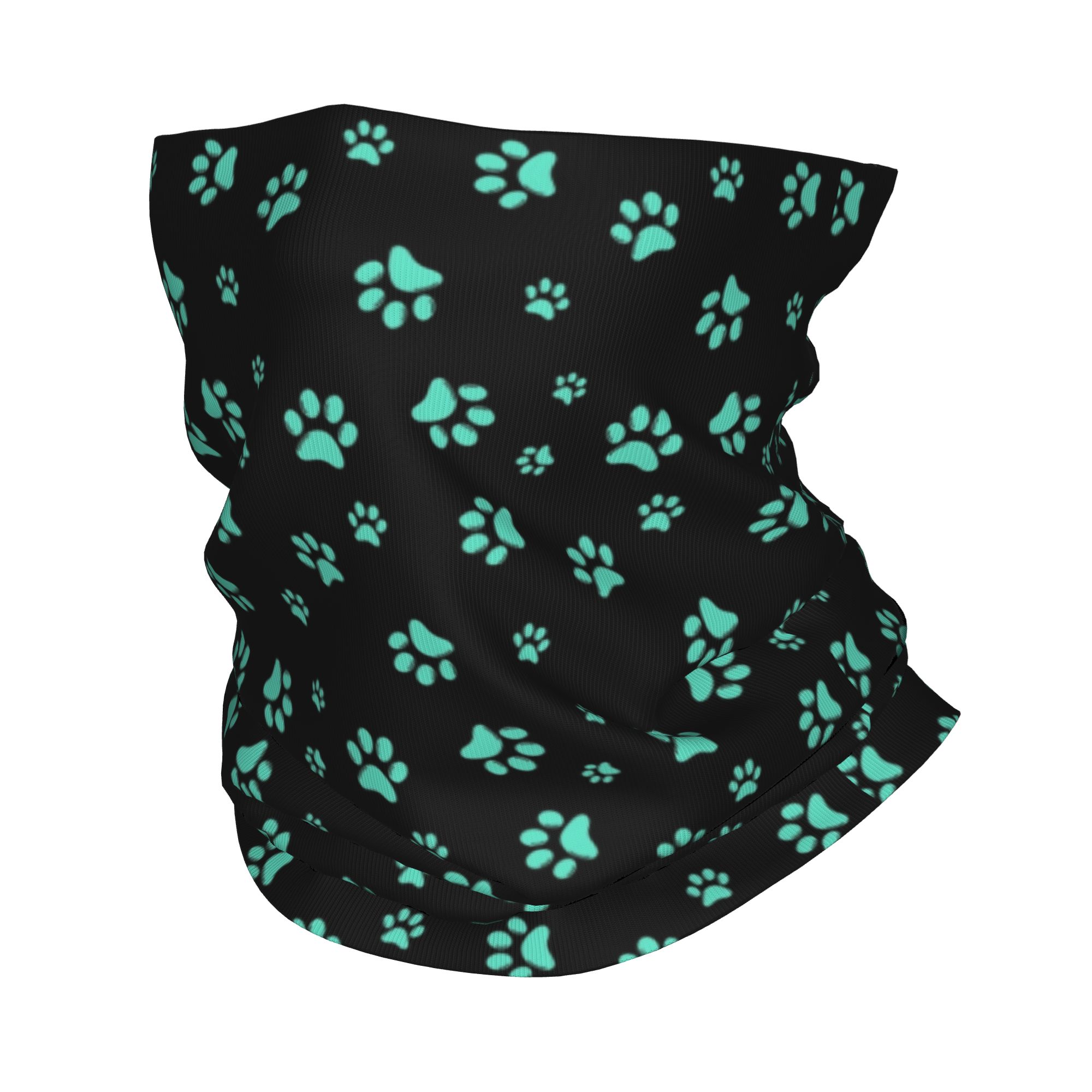 Pet Portrait Custom - Cache-cou bandana personnalisé à motif empreinte