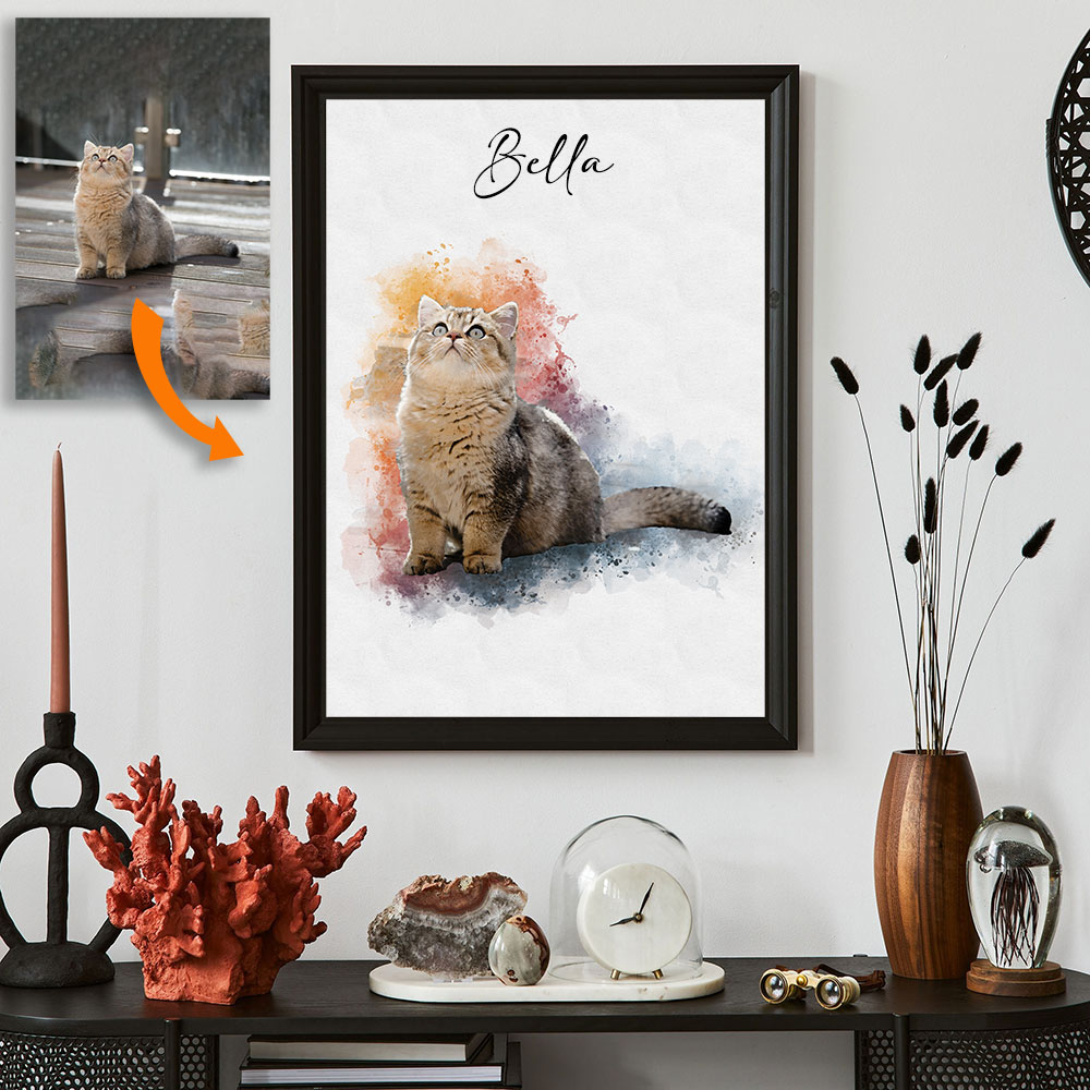 Portrait d'animal de compagnie - Pet Portrait Custom avis et prix