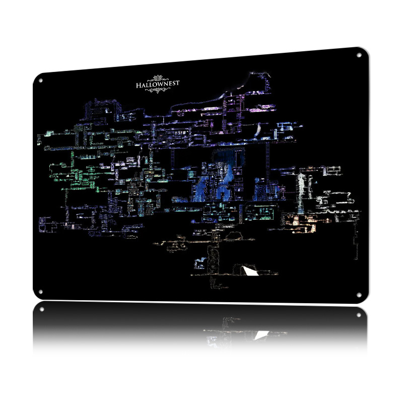 Affiche métallique 3D légère H - Custom Map Poster avis et prix