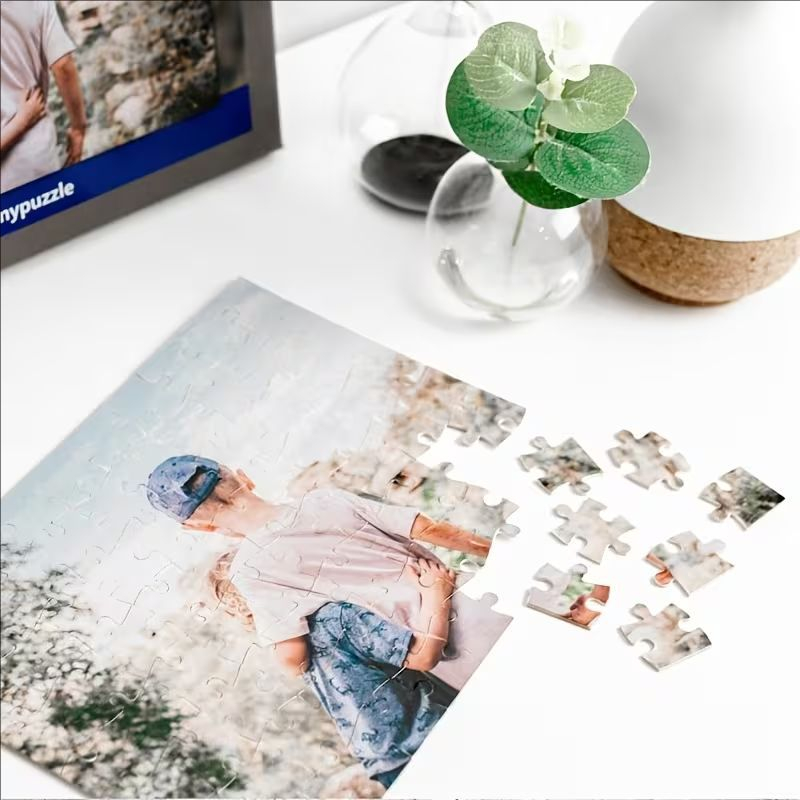 Coffret de puzzle photo person - Pet Portrait Custom avis et prix